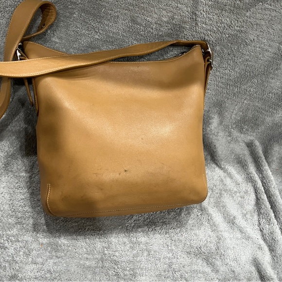 Vintage coach 9326 slim legacy hobo duffle tan crossbody - Picture 7 of 12